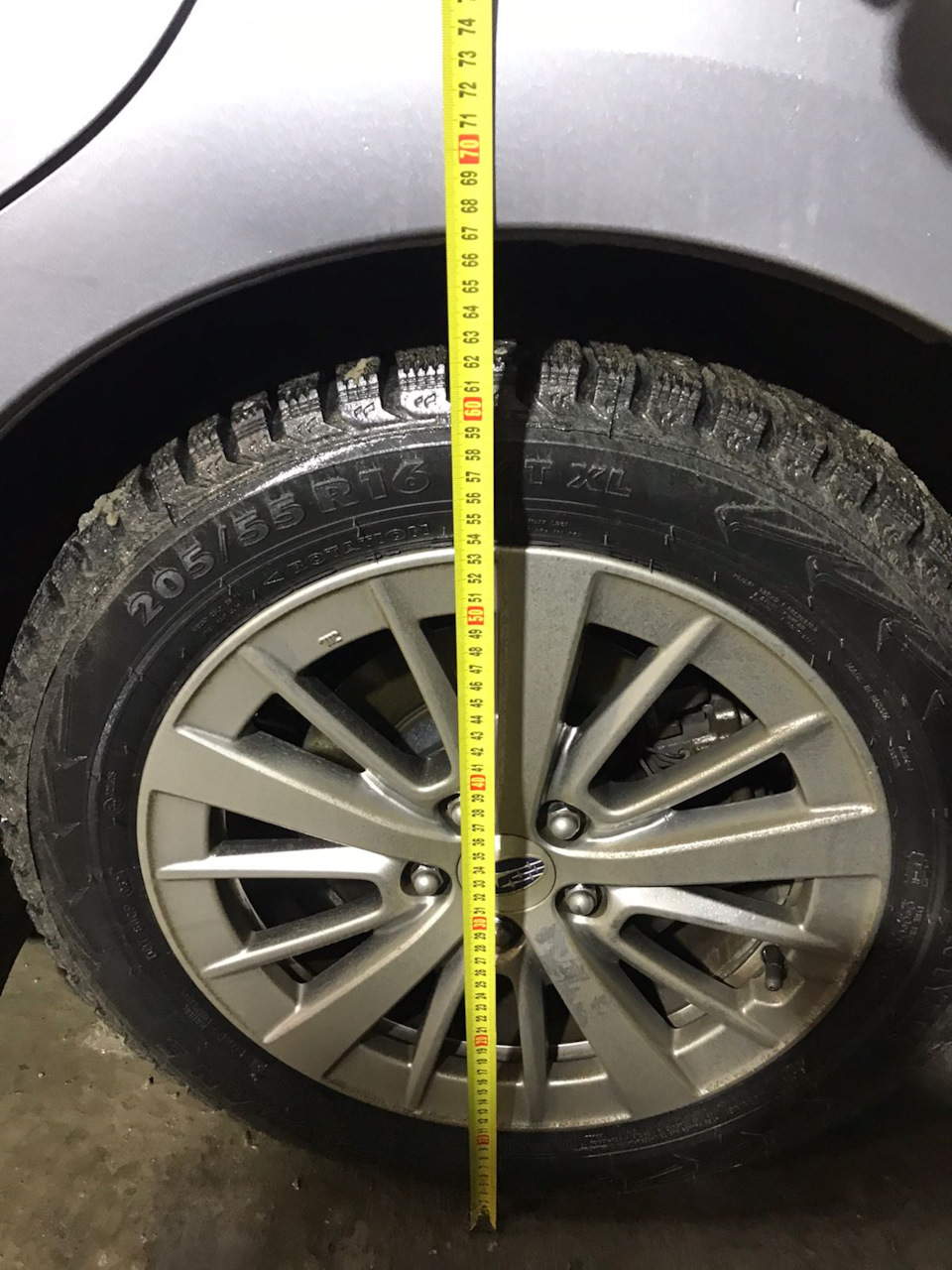 Tylna oś – przed montażem dystansów